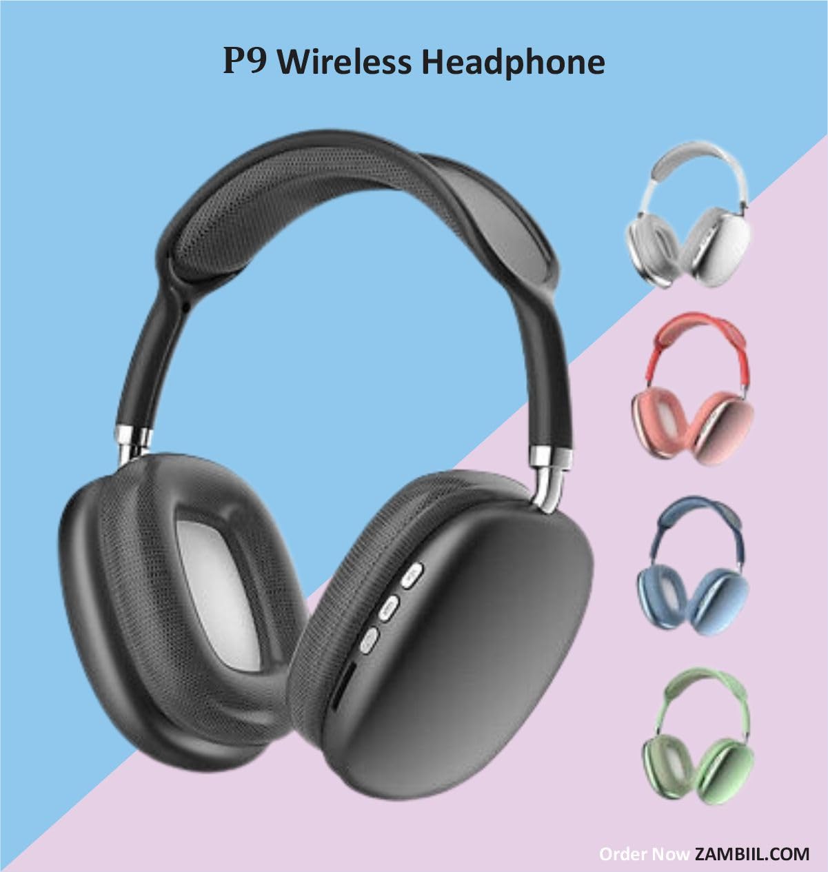 P9 Wireless Headset – Immersive Sound, All-Day Comfort & Crystal Clear Calls