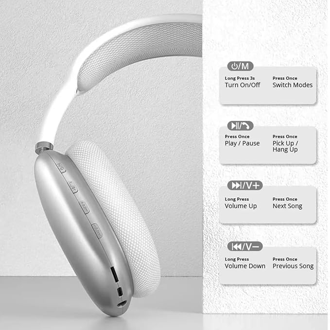 P9 Wireless Headset – Immersive Sound, All-Day Comfort & Crystal Clear Calls