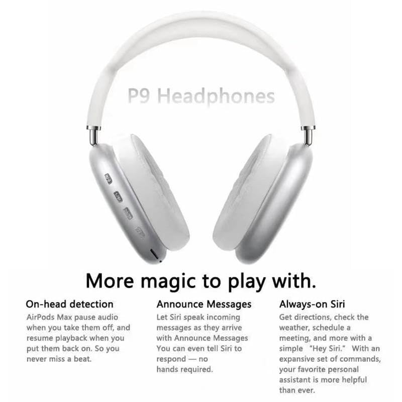 P9 Wireless Headset – Immersive Sound, All-Day Comfort & Crystal Clear Calls